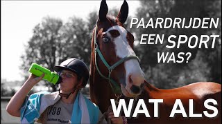 WAT ALS PAARDRIJDEN EEN SPORT WAS  Zaressa [upl. by Aryam]