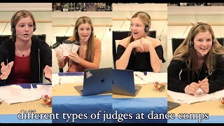 Different Types of Judges at Dance Competitions  Carissa Campbell [upl. by Llewop640]