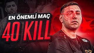 XANTARES POV  TRCSNİN EN ÖNEMLİ MAÇINDA DÜNYANIN EN İYİ TAKIMINI YOK ETTİ 40 Kill Highlights [upl. by Oca]