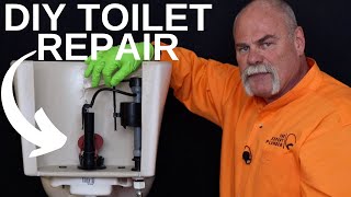 How to Fix A Running Toilet GUARANTEED  DIY Plumbing Repair [upl. by Evyn]