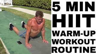 How to warm up before a HIIT workout  The 5 minute WarmUp [upl. by Reinar]