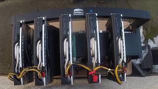 Fertiges 150MHs 5 Ethereum Mining Rig ist endlich da [upl. by Pontus]