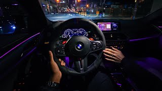 LATE NIGHT BMW X4M COMPETITION POV DRIVE [upl. by Threlkeld]