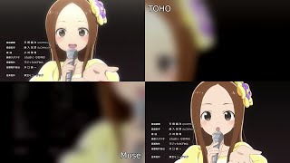 Karakai Jouzu no Takagisan Season 3 Ending 4  Muse amp Toho Comparison [upl. by Oloapnaig]