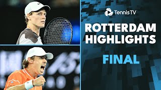 Jannik Sinner vs Alex De Minaur For The Title 🏆  Rotterdam 2024 Final Highlights [upl. by Aenad]