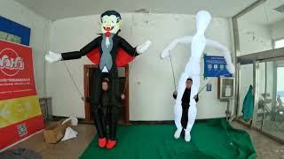 Inflatable Balloon Airglow Puppet For Advertising Inflatables Nightclub Decoration [upl. by Nod]