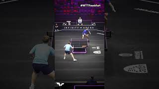 Killer swerve ☄️ WTTFrankfurt TableTennis [upl. by Weismann]