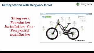 Getting Started With Thingworx  Installation of PostgreSQL Database  Part 30 [upl. by Aryk]