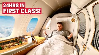 24hrs in Worlds Best First Class Flight [upl. by Alhahs483]