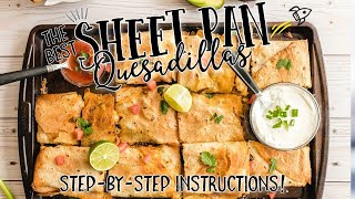 Sheet Pan Quesadillas [upl. by Aisats]