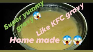 GRAVYhow to make easy gravy recipeKFC style [upl. by Savitt151]