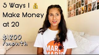 5 ways i make money as a college student active  passive incomes [upl. by Ojyma]