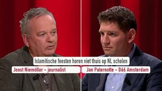 Joost Niemöller Islamitisch feest hoort niet op school  DUNK [upl. by Rufford422]