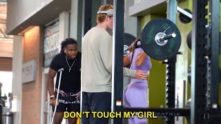 Insecure Boyfriend at the Gym Prank [upl. by Dygert]