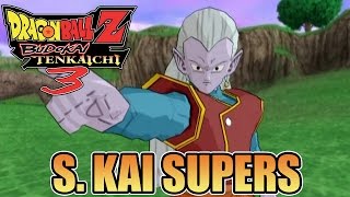 DBZ BT3 Movesets Wii  Supreme Kai amp Kibito Kai [upl. by Iuqcaj]