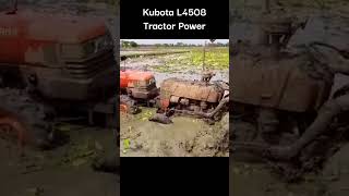 Power of Kubota L4508 4WD Tractor model 💪💪❤ [upl. by Nawotna]