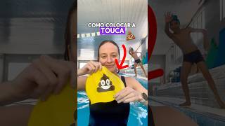 Coloque a touca fácil 😎🏊‍♂️ shorts natação swimming natação natacaobrasil funnyvideo [upl. by Brunella]