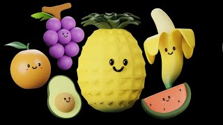 Dancing Fruits By Baby Sensory Wonders  High Contrast [upl. by Jerrilee]