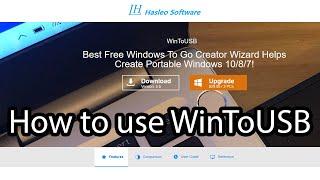 How to use Hasleo WinToUSB [upl. by Kora]