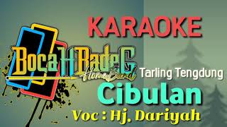 CIBULAN DARIYAH KARAOKE UDI PINDANGAN [upl. by Severin]