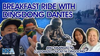 BREAKFAST RIDE WITH DINGDONG DANTES  Kuya Kim Atienza Vlog 55 [upl. by Akerley]