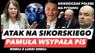 ATAK NA SIKORSKIEGO – FURIAT Z PiS PRZERWAŁ SPOTKANIE❗️PAMUŁA SKOMPROMITOWANA I DZIEDZICZAK ZGASZONY [upl. by Norry]