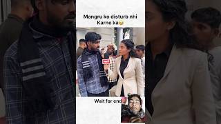 Mangru savage reply to reporter 🤣🤣reaction video 🤣 funny youtubeshorts shorts trending [upl. by Meletius]