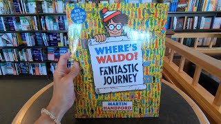 WHERES WALDO THE FANTASTIC JOURNEY SEARCH BOOK WHERES WALDO BOOKS CLOSE UP AND INSIDE LOOK [upl. by Ainola]