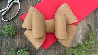 How To Make A Paper Bow  DIY Crafts [upl. by Llewellyn]