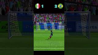 Mexico vs Brazil Best penalty match highlights efootballmobile efootballpes2023 efootball2024 [upl. by Einotna557]