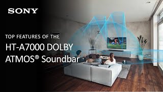 Sony  HTA7000 712ch Dolby Atmos® Soundbar Product Overview [upl. by Hgielac]