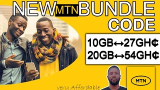 NEW MTN CHEAP BUNDLE CODE  2024  10GB  27GH [upl. by Krucik]