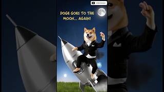 DOGE goes to the Moon Again dogecoin doge elonmusk funny shorts [upl. by Medor]