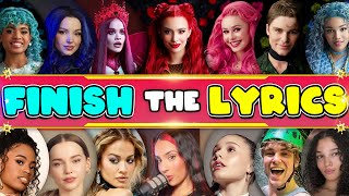 🎤 How well do you know the lyrics from Descendants The Rise of Red Finish The Lyric [upl. by Leander607]