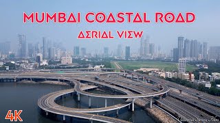 Mumbai Coastal Road  Mahalaxmi Race Course  Best Drone Footage Ever in 4K [upl. by Myke]