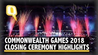 Highlights of the 2018 Commonwealth Games Closing Ceremony  The Quint [upl. by Curkell]