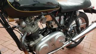 Norton motorcycle exhaust sound [upl. by Eseuqcaj502]