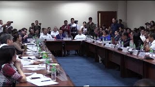 Mocha invokes right against selfdiscri… er incrimination at Senate hearing [upl. by Sorodoeht]