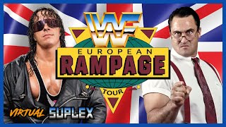 Bret Hart vs IRS  WWF European Rampage Tour Commodore 64 Gameplay [upl. by Handy607]