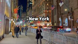 New York City Night Walk  Midtown Manhattan Virtual Walking Tour [upl. by Nuy235]