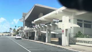 Guam Int AIRPORT Driving TOUR [upl. by Aitas]