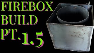 120 Gallon Smoker Build pt 5  Fire box build pt 15 [upl. by Gershon258]