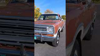 ’73 Dodge W200 4x4 360  UNICORN Vintage Power Wagon dodge truck vintage 4x4 [upl. by Cagle]