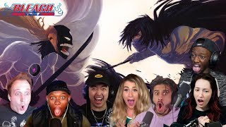 FINAL GETSUGA TENSHOU  ICHIGO Vs AIZEN  Bleach Episode 308 309 Reaction Compilation [upl. by Matthei]