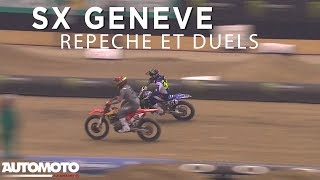 Supercross de Genève 2018  Samedi 34 Repêchages et Duels [upl. by Unders76]