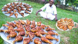 CHICKEN LEGS  Grandpa cooking chicken legs fry  Chicken legs Village Food recipes Village Cooking [upl. by Hesler288]