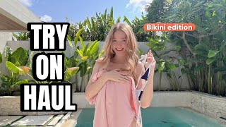 4k  TRY ON HAUL  Bikini  Micro  bikini  GET READY WITH ME [upl. by Aicnelev287]