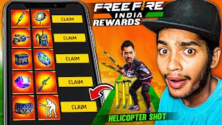 AFTER LAUNCH FREE FIRE INDIA REWARDS🇮🇳 [upl. by Anatlus]