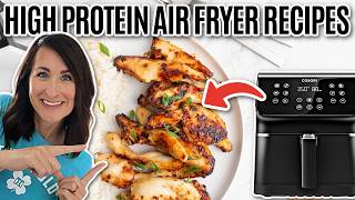 5 High Protein Air Fryer Recipes that are HEALTHY and YUMMY [upl. by Azilef]