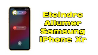 Comment Eteindre iPhone Xr X éteindre et allumer iPhone Xr [upl. by Maghutte546]